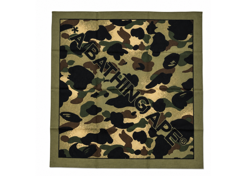 BAPE A Bathing Ape Camo Bandana (Japan Exclusive)