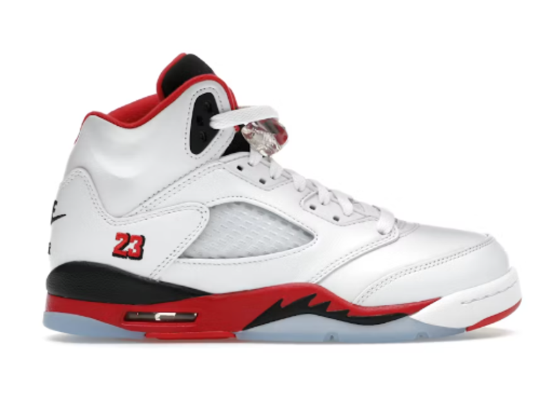 Jordan 5 Retro Fire Red Black Tongue (2025) (GS)