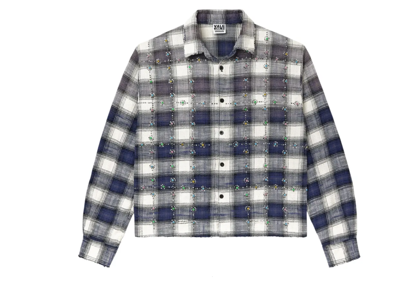 Vale Forever Sky Gems Flannel Navy