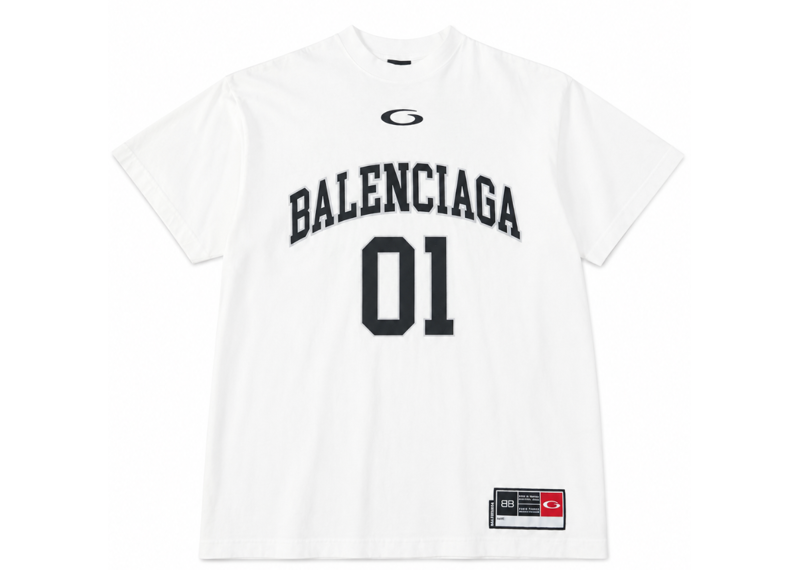 Balenciaga Basketball Graphic T-Shirt Size 2
