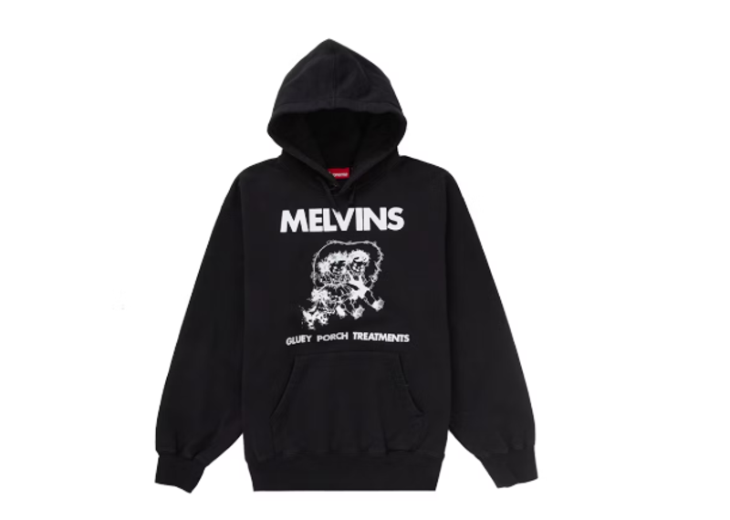 Supreme Melvins Hooded Sweatshirt Black