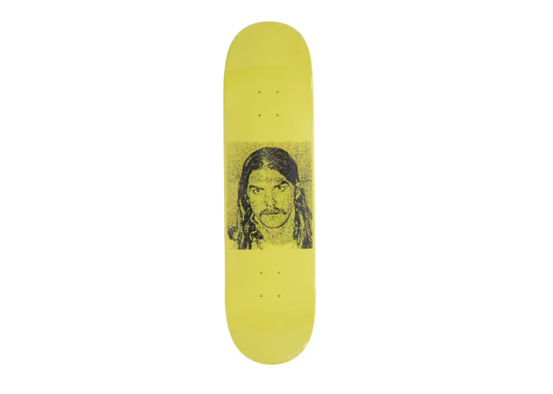 Supreme Dash Snow Skateboard Deck Yellow
