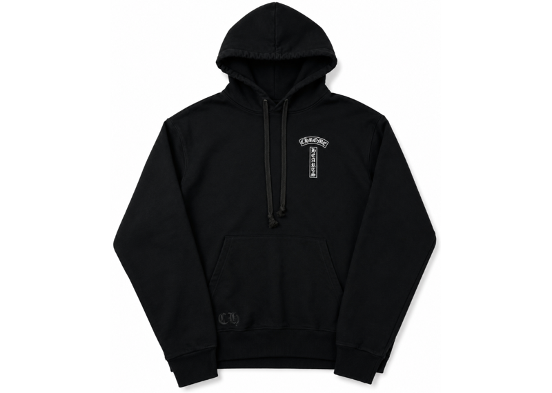 Chrome Hearts Black T-bar Hoodie