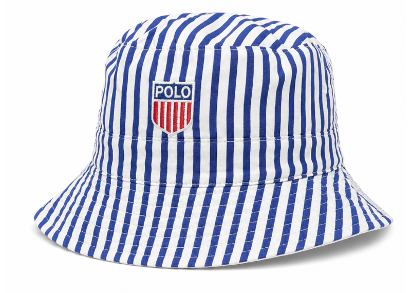 POLO STRIPPED BUCKET HAT