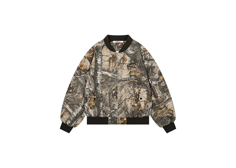 BAKYARDER Vintage Tree Camouflage Work Jacket