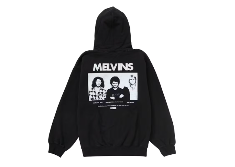 Supreme Melvins Hooded Sweatshirt Black
