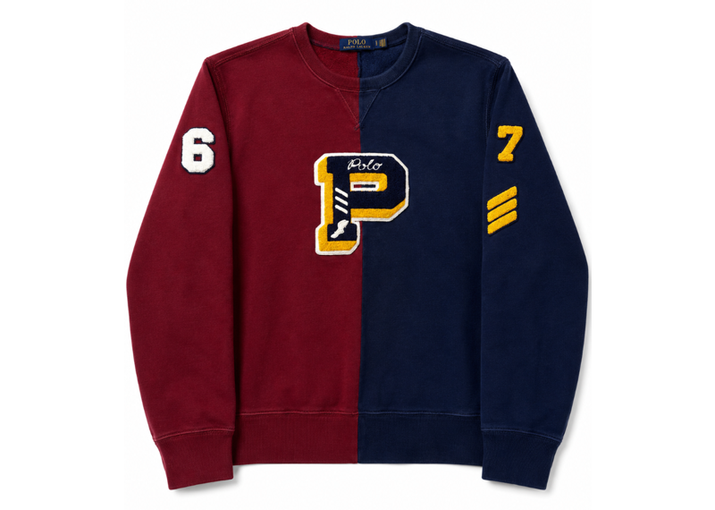 Polo Ralph Lauren Navy Embroidered Crewneck