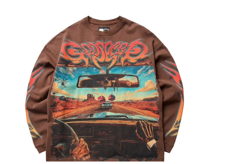 Godspeed On The Run Long-Sleeve Mocha