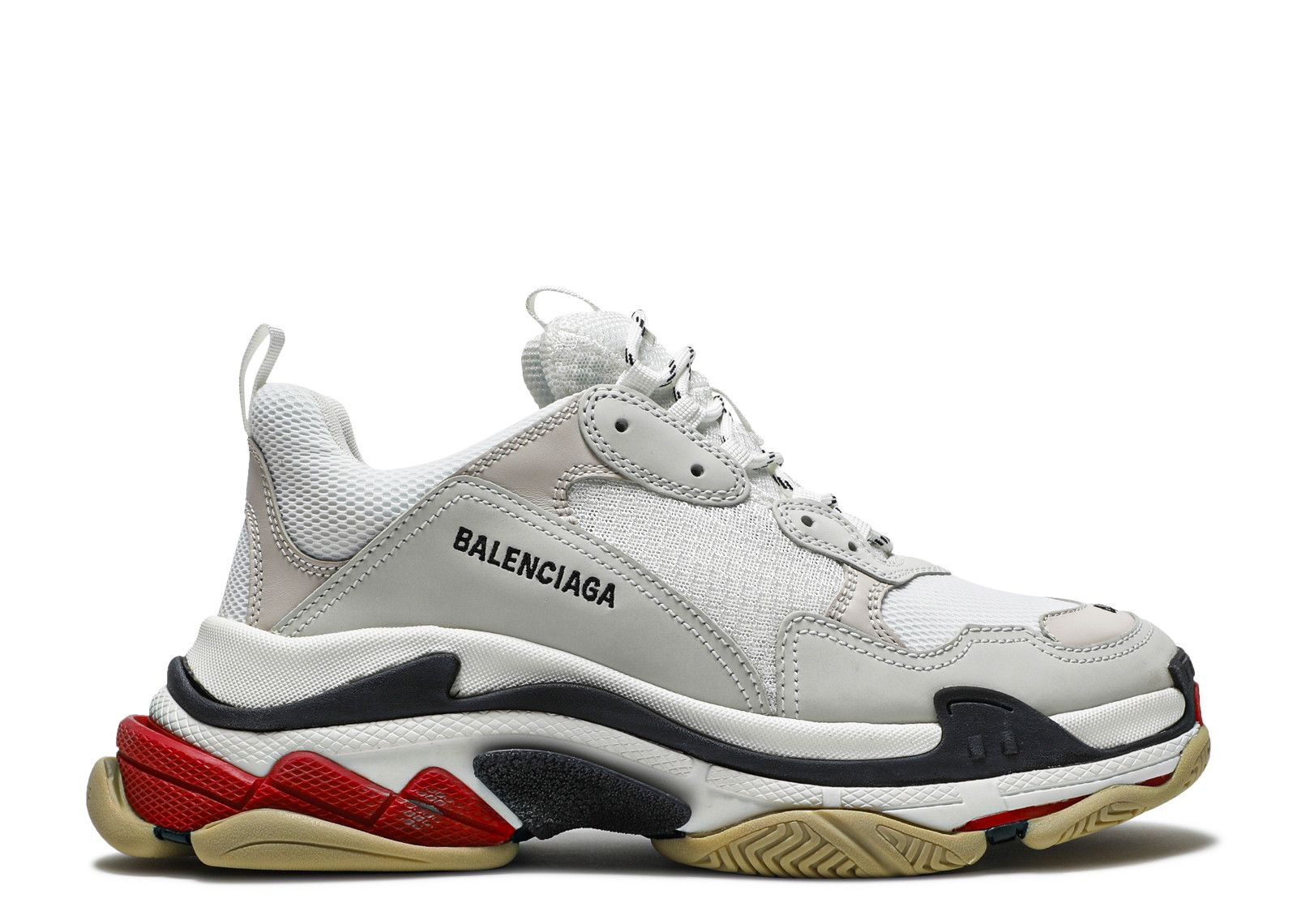 Balenciaga Triple S Sneaker White Black Red