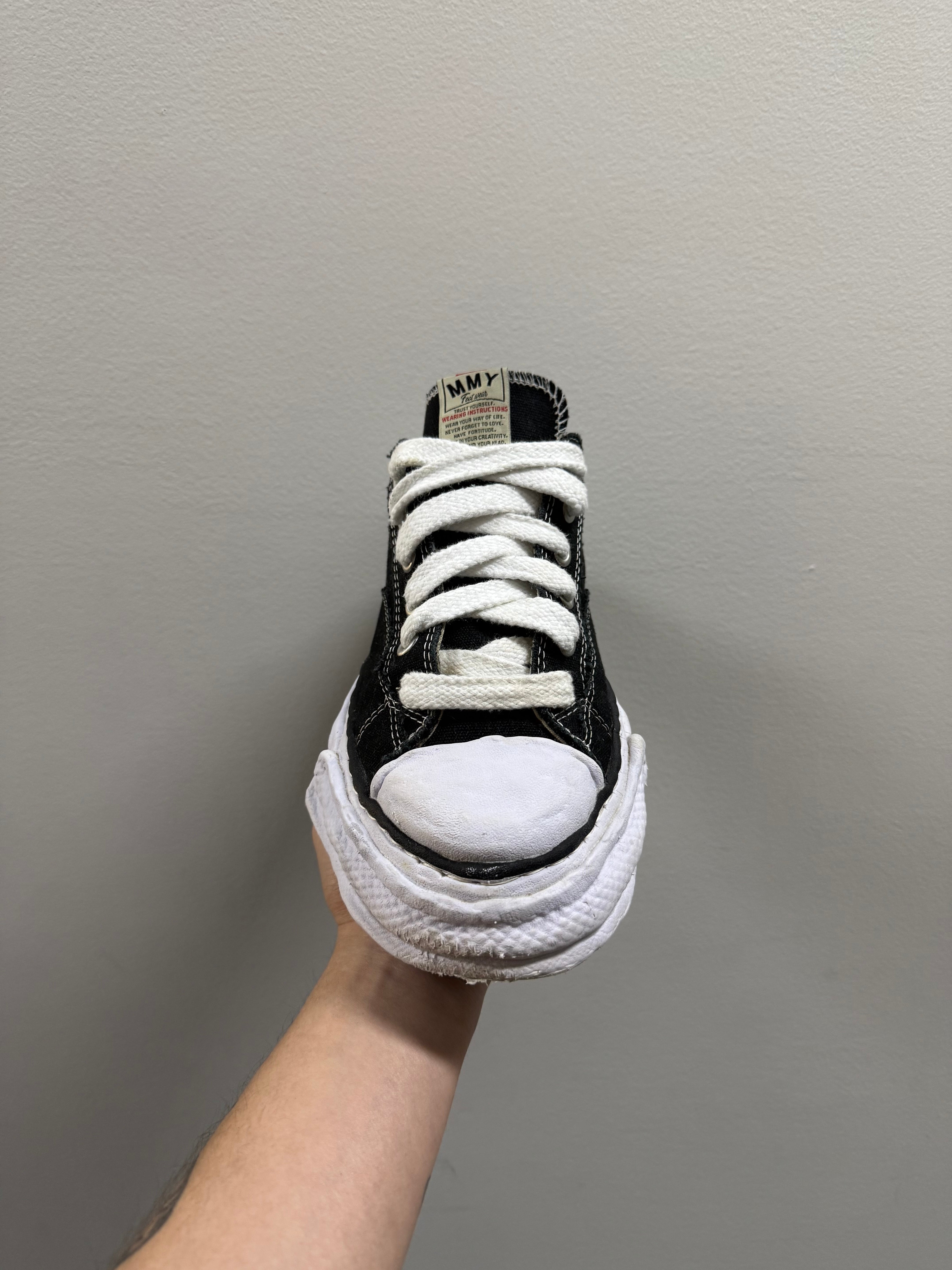 Maison Mihara Yasuhiro Hank OG Sole Canvas Low Black