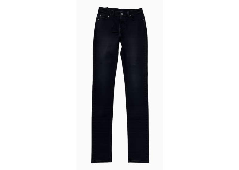 KSUBI BLACK STRAIGHT LEG DENIM JEANS