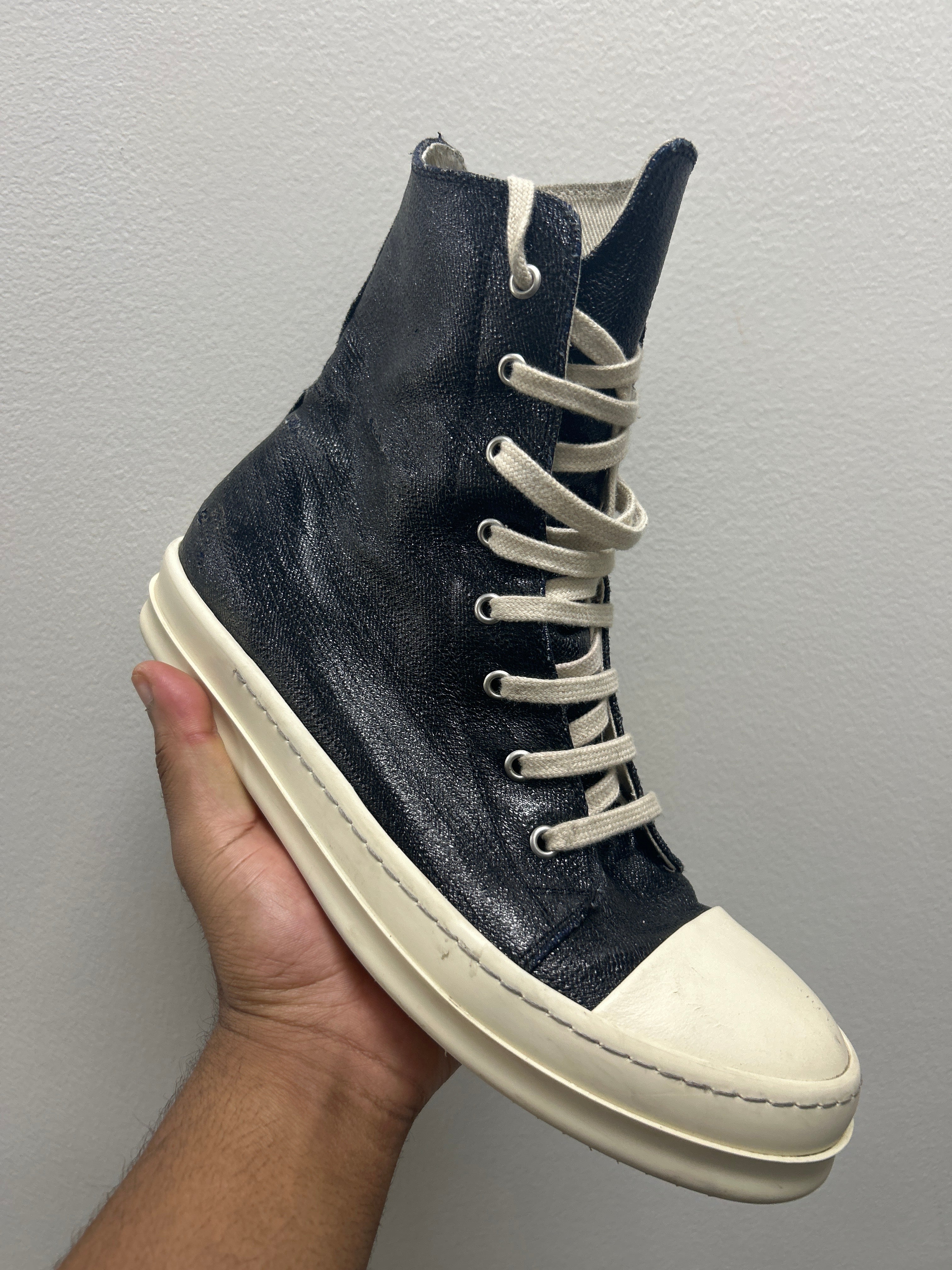 Rick Owens Porterville Sneaker Black Milk