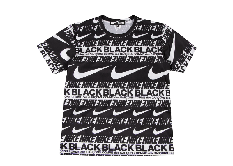COMME des GARCONS NIKE Poly Swoosh Logo Tee