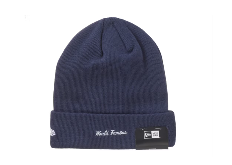 Supreme New Era Box Logo Beanie (FW24) Navy - FW24 - US