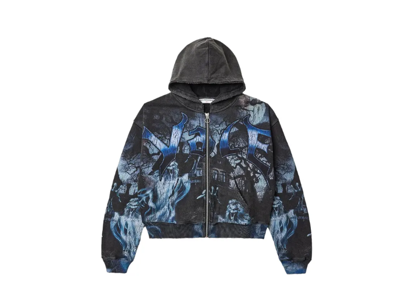 Vale Forever Casper Zip Up Hoodie Black