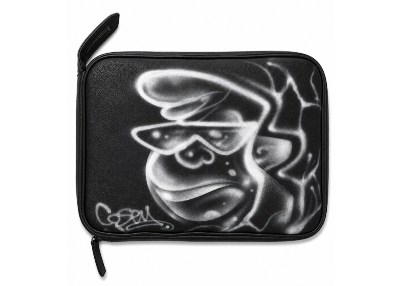 GV GALLERY RASPBERRY HILLS X DEECOSEY CUSTOM 1 OF 1 FLEECE LINED LAPTOP CASE  COOL GUY