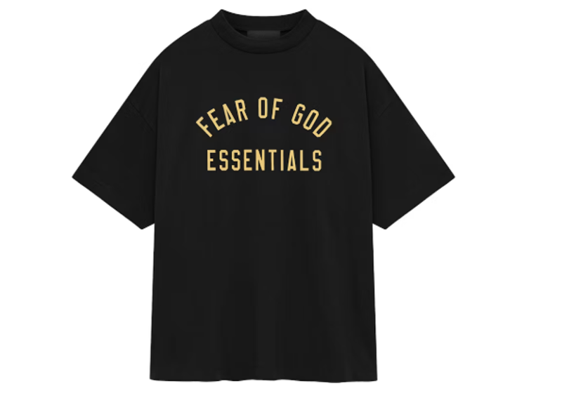 Fear of God Essentials Jersey Crewneck Tee Black