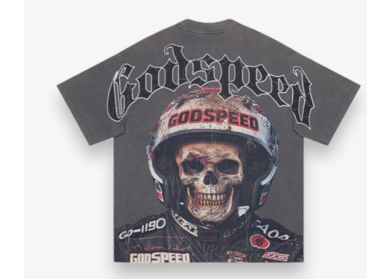 Godspeed Speed Racer Tee Grey