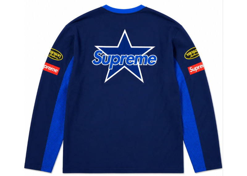 SUPREME VANSON LEATHERS LONGSLEEVE TEE