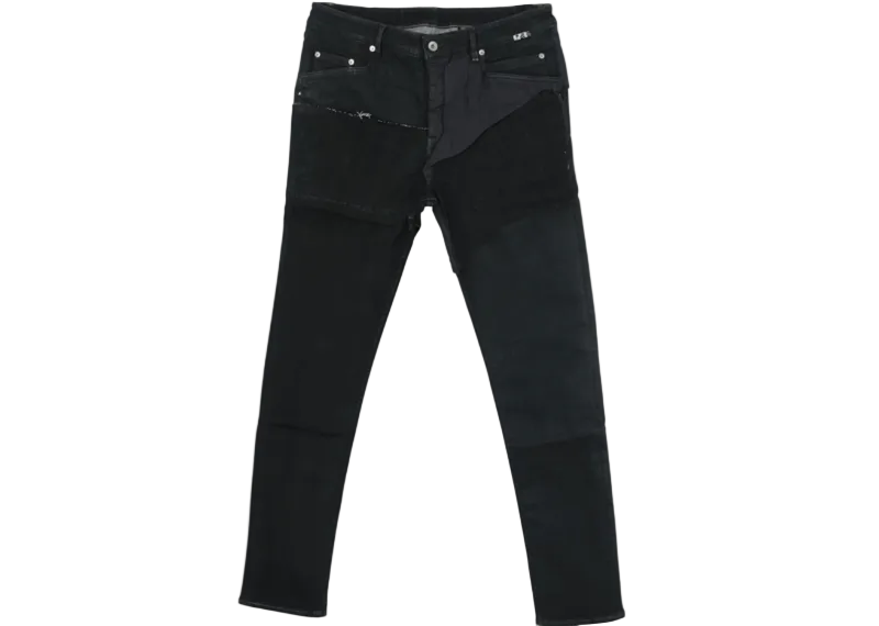 Rick Owens New Tyrone Cut Jeans Black DRKSHDW
