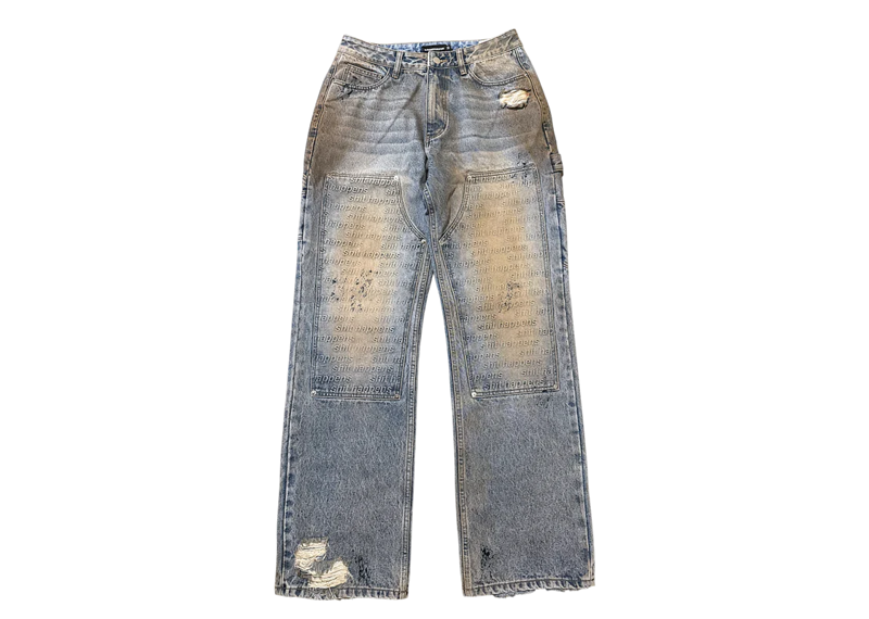 Miserere Sh*t Happens Double Knee Denim
