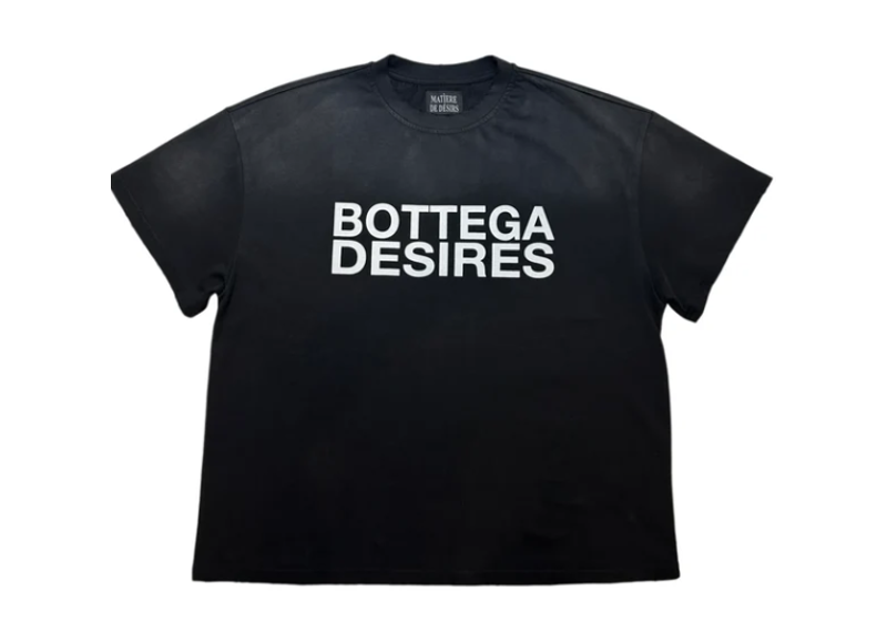 Bottega Desires Souvenir Black T-Shirt