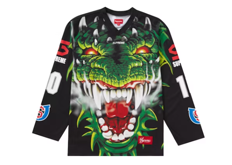 Supreme Dragon Hockey Jersey Black