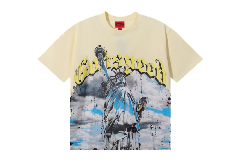 Godspeed Chrome Liberty T-shirt Cream