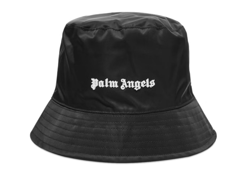 Palm Angels Classic Logo Bucket Hat Black