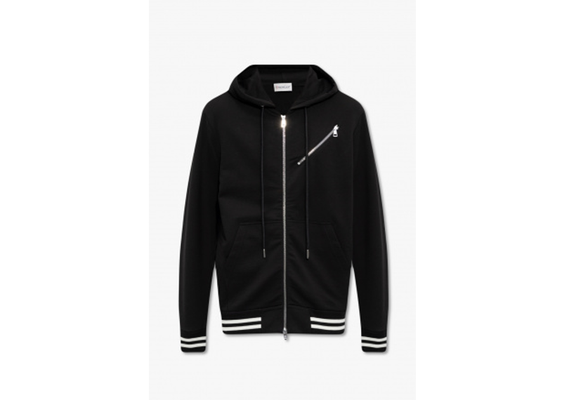 Moncler Black Zip-up Hoodie