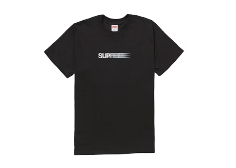Supreme Motion Logo Tee Black