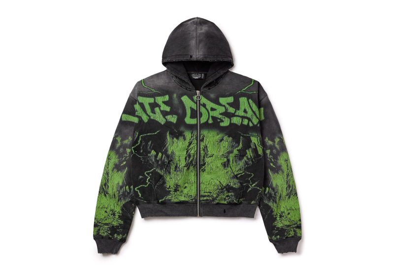 VALE FOREVER NIGHTMARE ZIP UP HOODIE