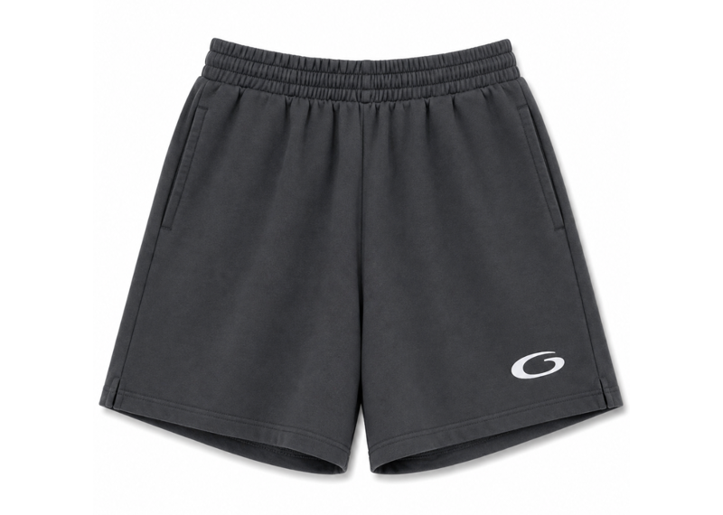BALENCIAGA MENS BASKETBALL SWEAT SHORTS BLACK