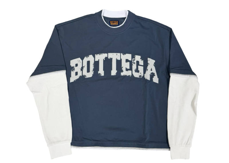 Bottega Desires War Layered Longsleeve Tee