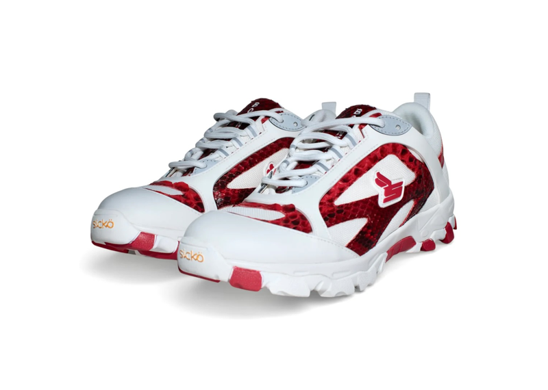 Sicko Hiking Shoes Red Python