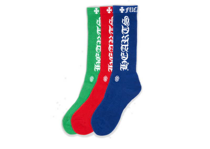 Chrome Hearts Logo Socks (One Pair)