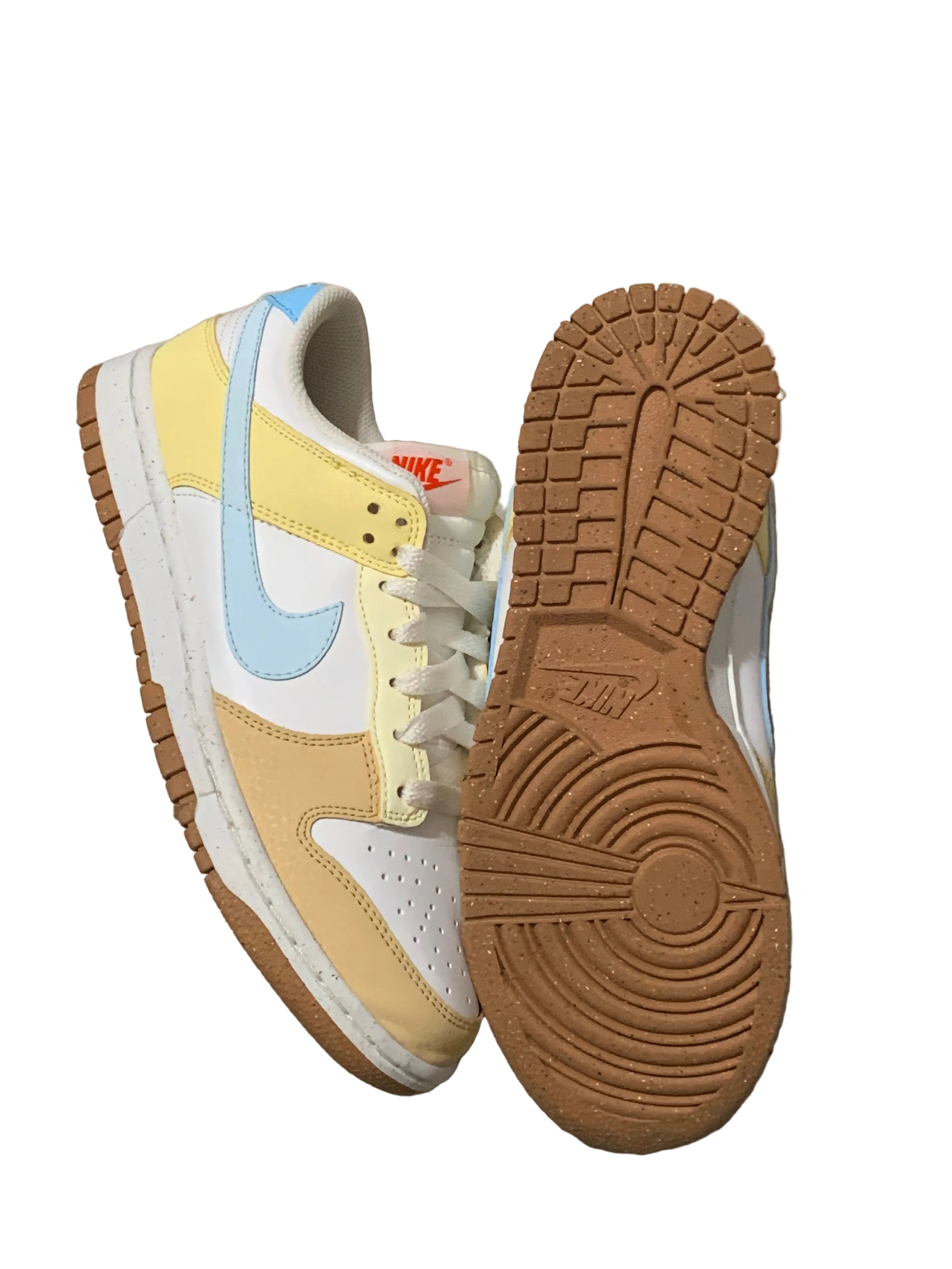 Wmns Dunk Low Next Nature Soft Yellow Aquarius Blue