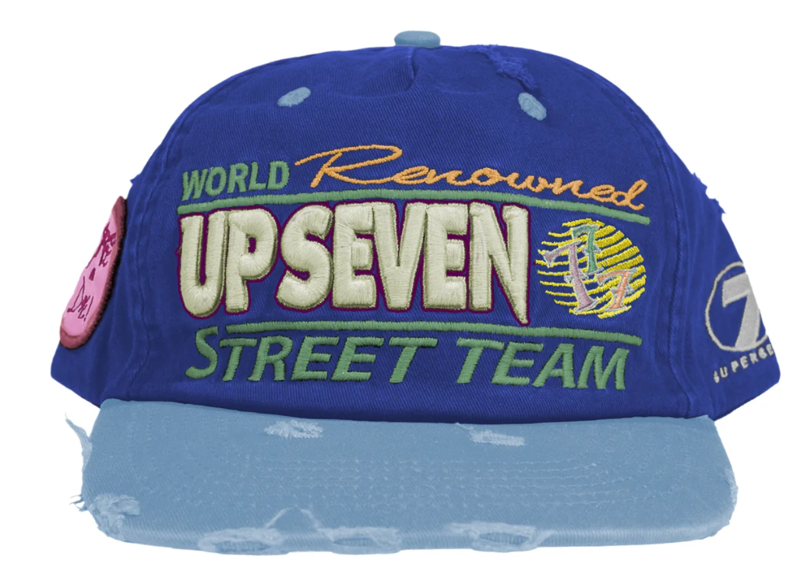 Up 7 Skate Blue Strip Intl Street Team Hat