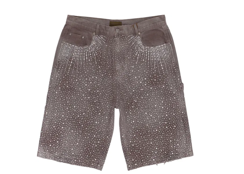 Birth Of Royal Child Redial Diamond Jorts Brown (tailored)