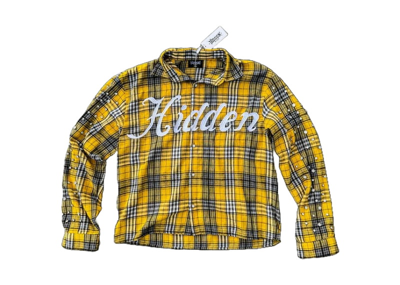 HIDDEN BELIEFS GEM FLANNELS YELLOW