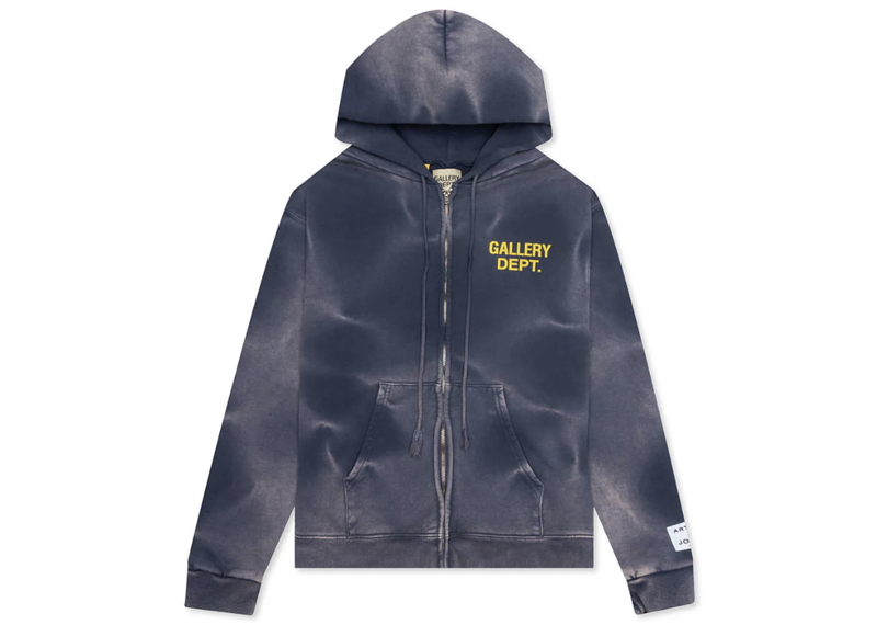 Gallery Dept Sun Faded Hoodie Blue