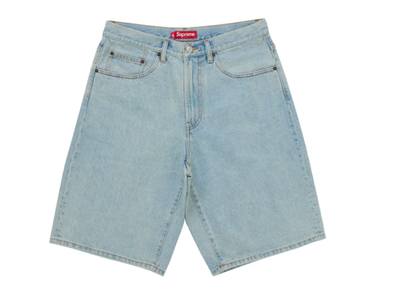 Supreme Baggy Denim Short (SS26) Light Blue