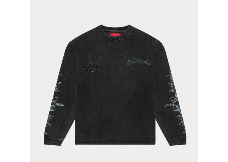 God Speed Once Upon a Time LS Black Wash