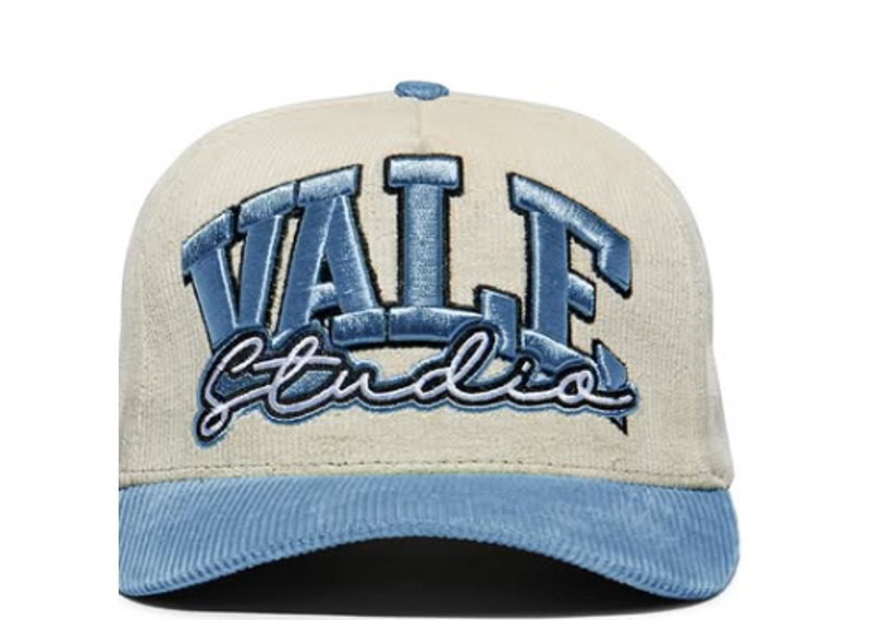 Vale studios blue corduroy snapback
