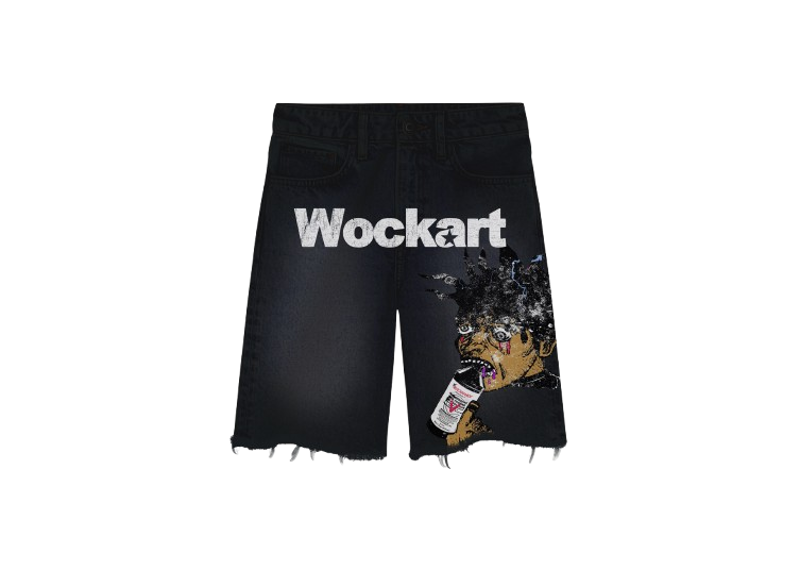 Wockart WockMan Black Jorts