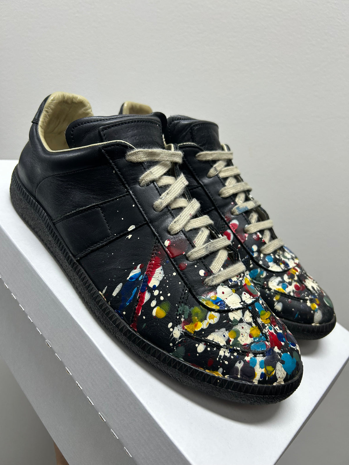 Maison Margiela  Black Paint Splatter