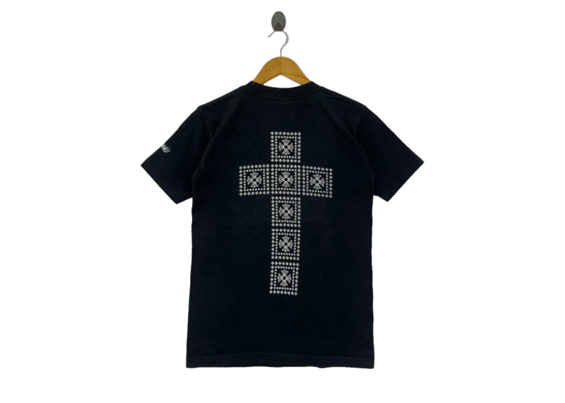 Chrome Hearts  Vintage OG CHROME HEARTS Cross Tee Shirt Top Multilogo CH