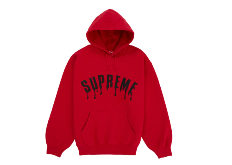 Supreme Ghostface Arc Hooded Sweatshirt Red