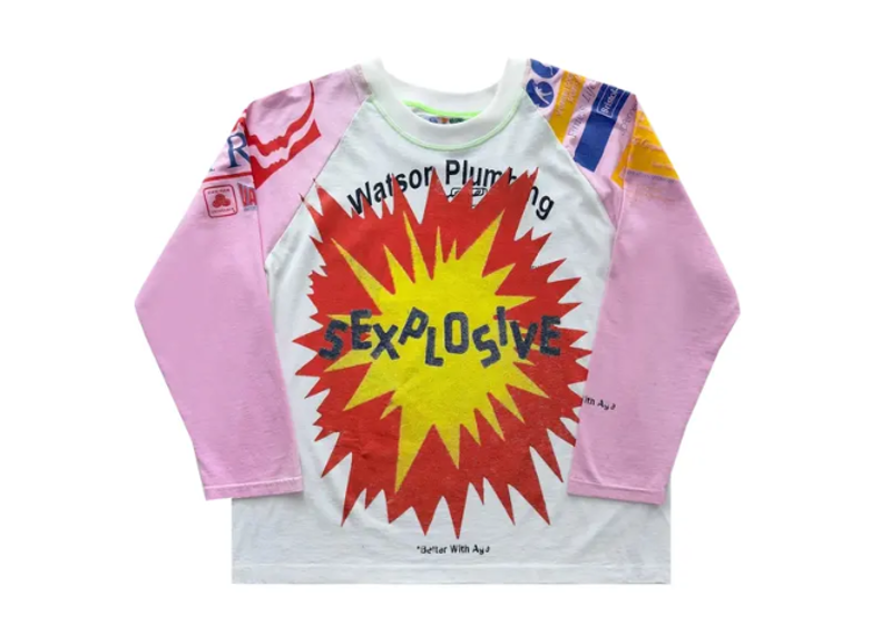Better With Age Sexplosive Raglan T-Shirt White