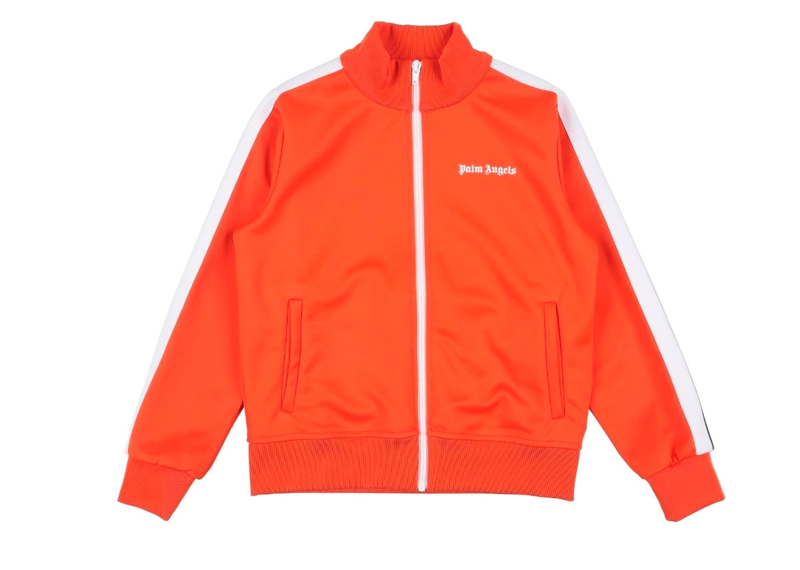 Palm Angels Track Jacket Orange/White